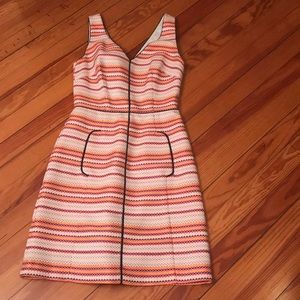 Trina Turk Courtside Multicolor Jacquard Dress